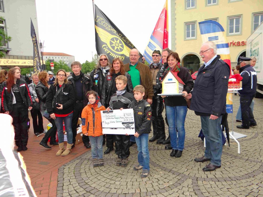 2013 Hamm Scheckbergabe